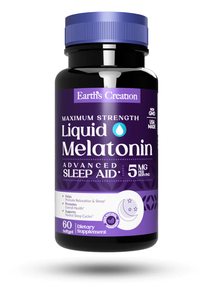 ECUSA Liquid Melatonin Advanced Sleep Aid 5 mg