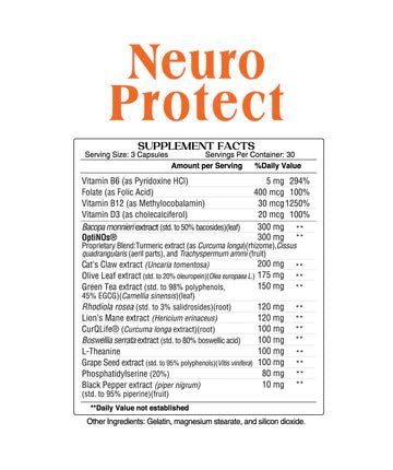 Earth's Creation NeuroProtect - Cognitive Support - BenfoComplete