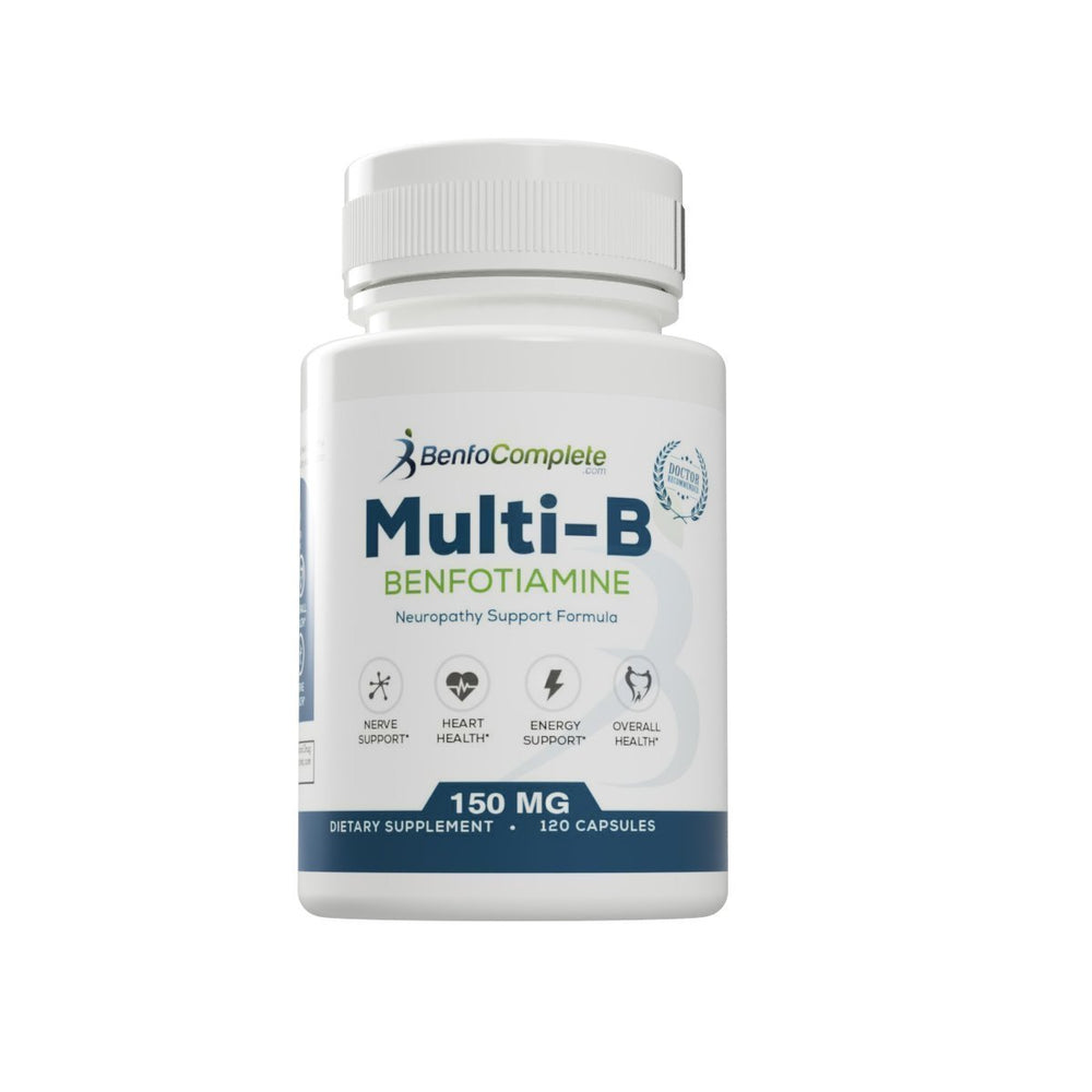 Special Offer - Multi-B Neuropathy Support Formula 150mg 120 Gelatin Capsules - 2 Bottles for $25 each - BenfoComplete