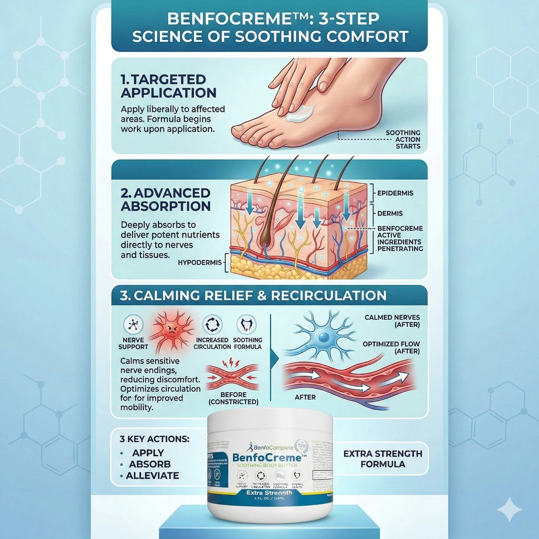 BenfoCreme™ Extra Strength Nerve Relief Body Butter