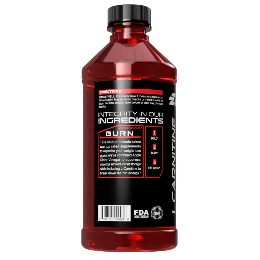 EC Sports Liquid Carnitine 3000 mg with Apple Cider Vinegar