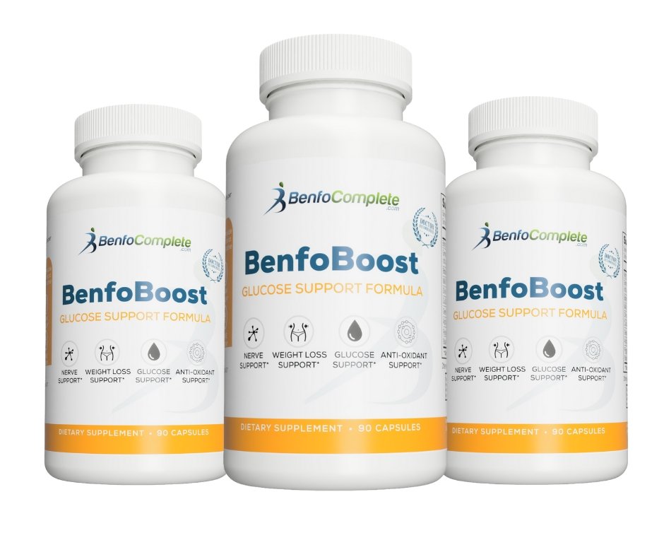 BenfoBoost Glucose Support Formula Supplement* - 12 Bottles Wholesale - BenfoComplete