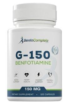 2 BenfoComplete™ Benfotiamine 150mg 120 Gelatin Capsules - 2 Bottles - BenfoComplete