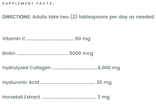 Liquid Collagen 6000 with Biotin - Earth's Creation 16 fl oz - BenfoComplete