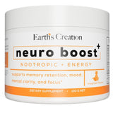 Neuro Boost+ by Earth Creation Supports Memory Retention, Mood, Mental Clarity & Focus - BenfoComplete